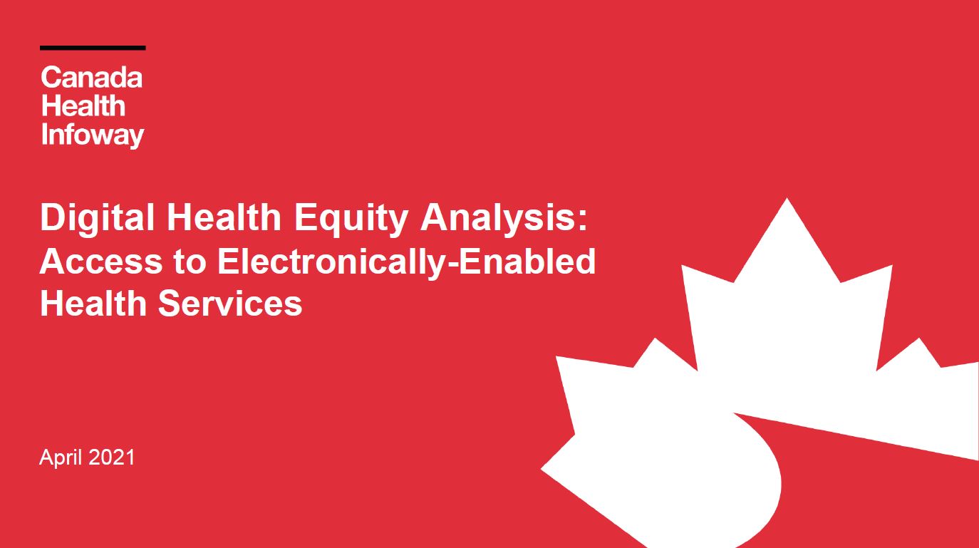 Digital Health Equity Analysis Access to ElectronicallyEnabled Health